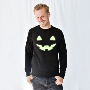 Pumpkin Face' Unisex Halloween Sweatshirt Jumper