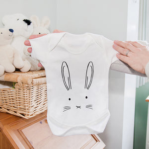 New Baby Bunny Face Romper