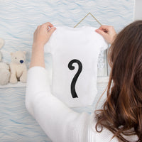 Cat Face' Halloween Baby Grow