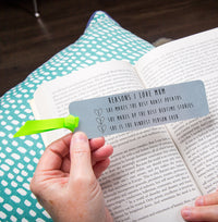 Personalised Reasons I Love Mum Bookmark