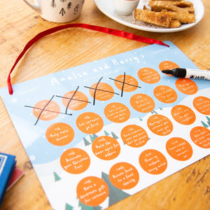 Personalised Children's Random Acts of Kindness Reusable Advent Calendar