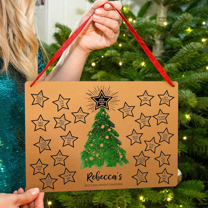 Personalised Self Care Reusable Christmas Advent Calendar