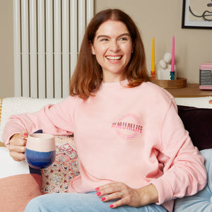 #MUMLIFE Pink Design Sweatshirt