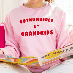 Outnumbered By Grandkids' Grandma Sweatshirt Jumper