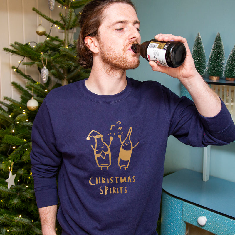 Christmas Spirits Funny Christmas Jumper Sweatshirt