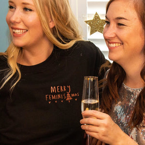 Merry Feministmas' Feminist Christmas Sweatshirt Jumper