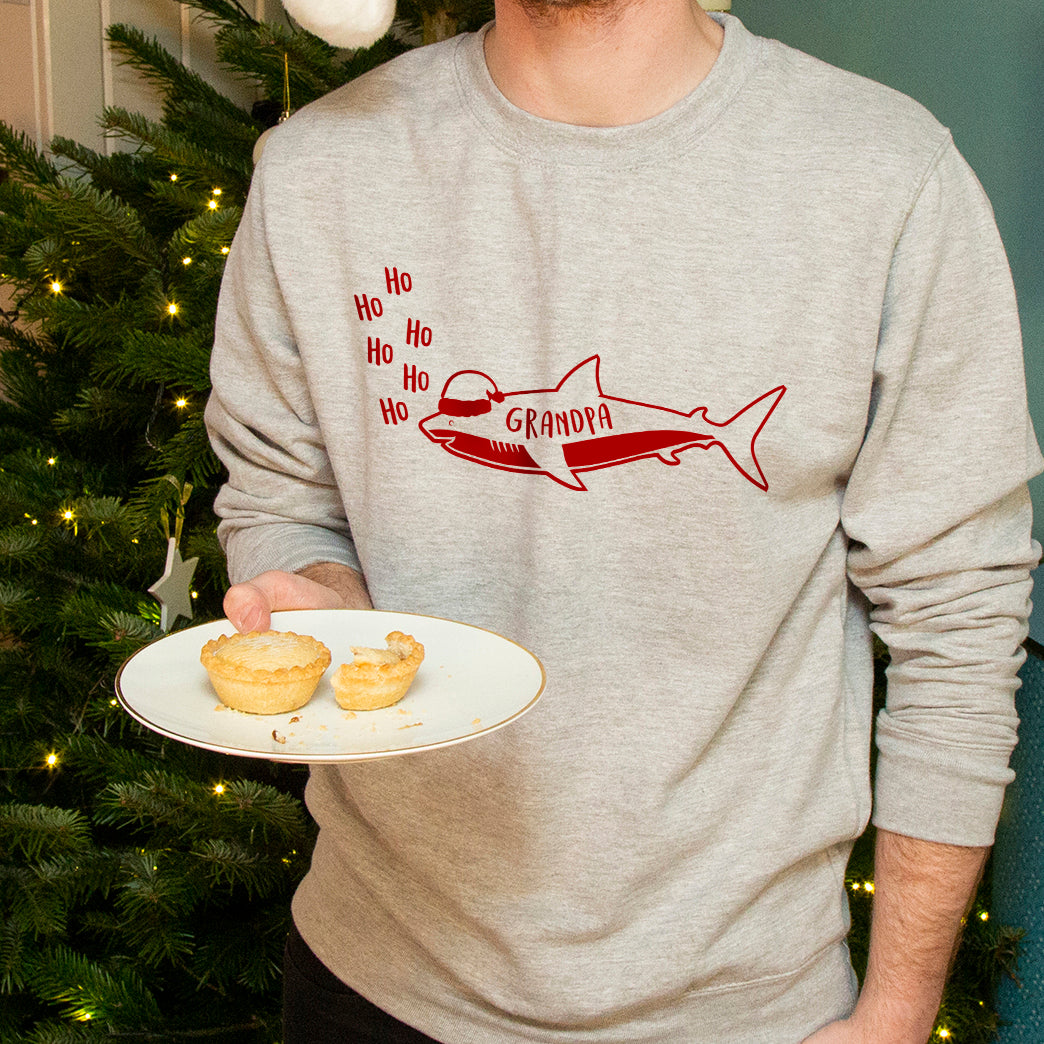 Christmas shark jumper shop