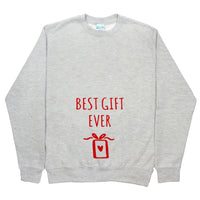 Best Gift Ever' Mum To Be Christmas Jumper Sweatshirt