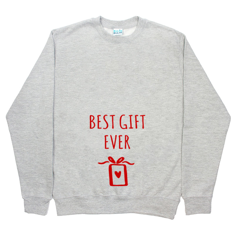 Best Gift Ever' Mum To Be Christmas Jumper Sweatshirt
