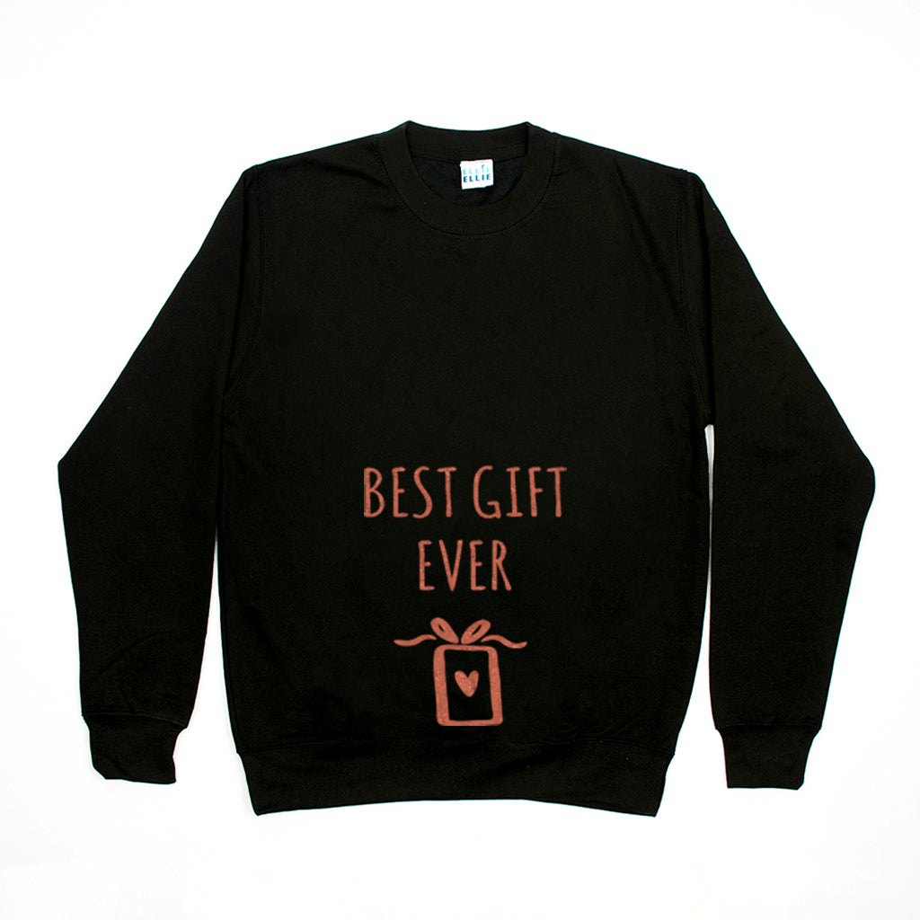 Best Gift Ever' Mum To Be Christmas Jumper Sweatshirt