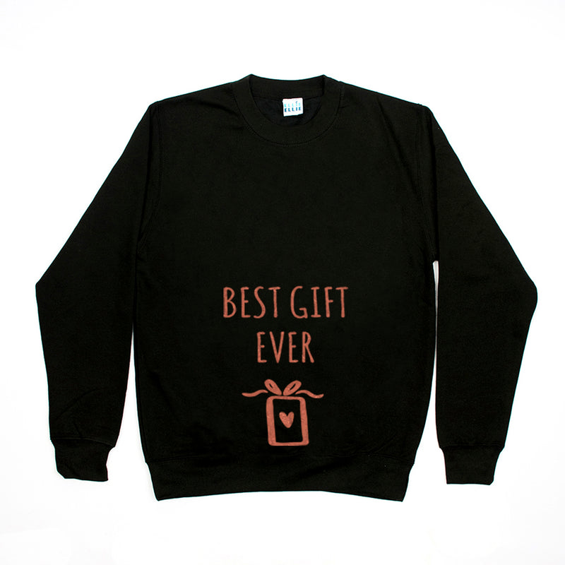 Best Gift Ever' Mum To Be Christmas Jumper Sweatshirt