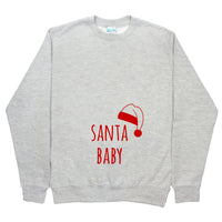 Santa Baby' Mum To Be Christmas Jumper Sweatshirt
