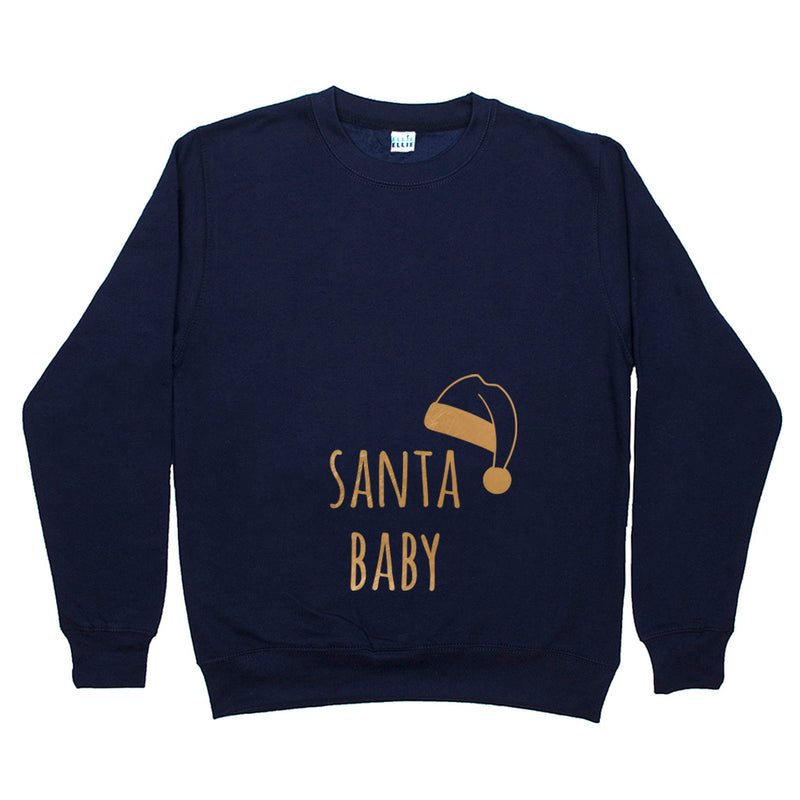 Santa Baby' Mum To Be Christmas Jumper Sweatshirt