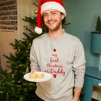 First Christmas As Daddy' Christmas Jumper
