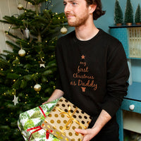First Christmas As Daddy' Christmas Jumper