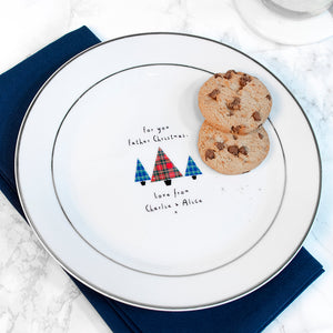 Christmas Eve Personalised Santa Treat Plate