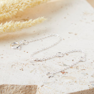 Personalised Silver Rose Quartz Gemstone Necklace Card