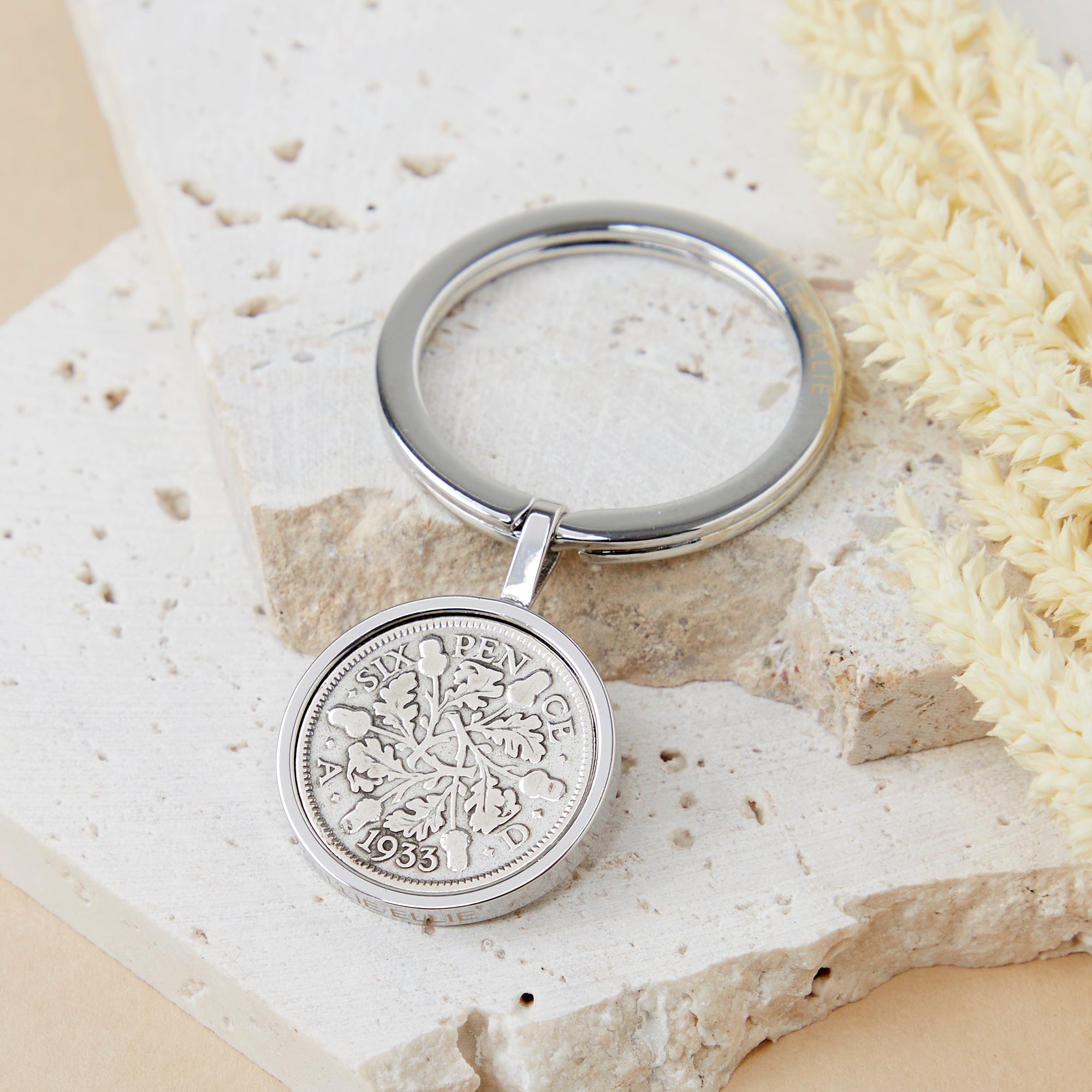 Silver sixpence ring 2025