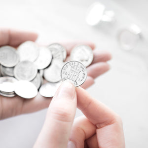 Sixpence 1944 80th Birthday Coin Necklace