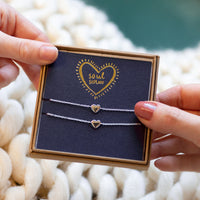 Soul Sisters' Friendship Heart Bracelet Set