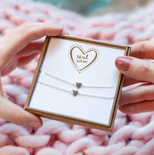 Soul Sisters' Friendship Heart Bracelet Set