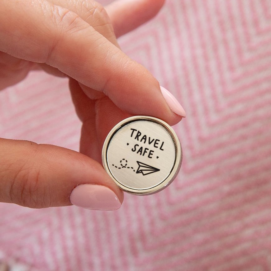 Travel Safe' Pocket Token Keepsake - Ellie Ellie