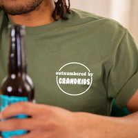 Grandad 'Outnumbered By Grandchildren' T-Shirt