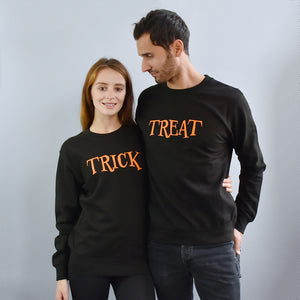 Trick' Or 'Treat' Halloween Unisex Sweatshirt Set