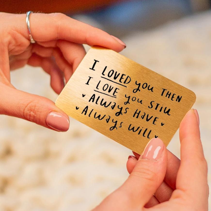 I Loved You Then Love You Still Wallet Card