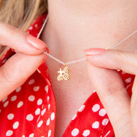 Classic Sterling Silver And Gold Queen Bee Necklace