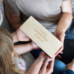 Daddy's Time Is Special Time' Personalised Watch Box