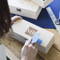 Monogram Personalised Wooden Watch Box