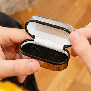 Personalised Message Chrome Cufflink box