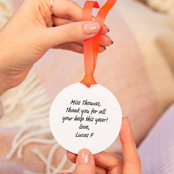 Big Heart To Shape Little Minds' Teacher Decoration Keepsake