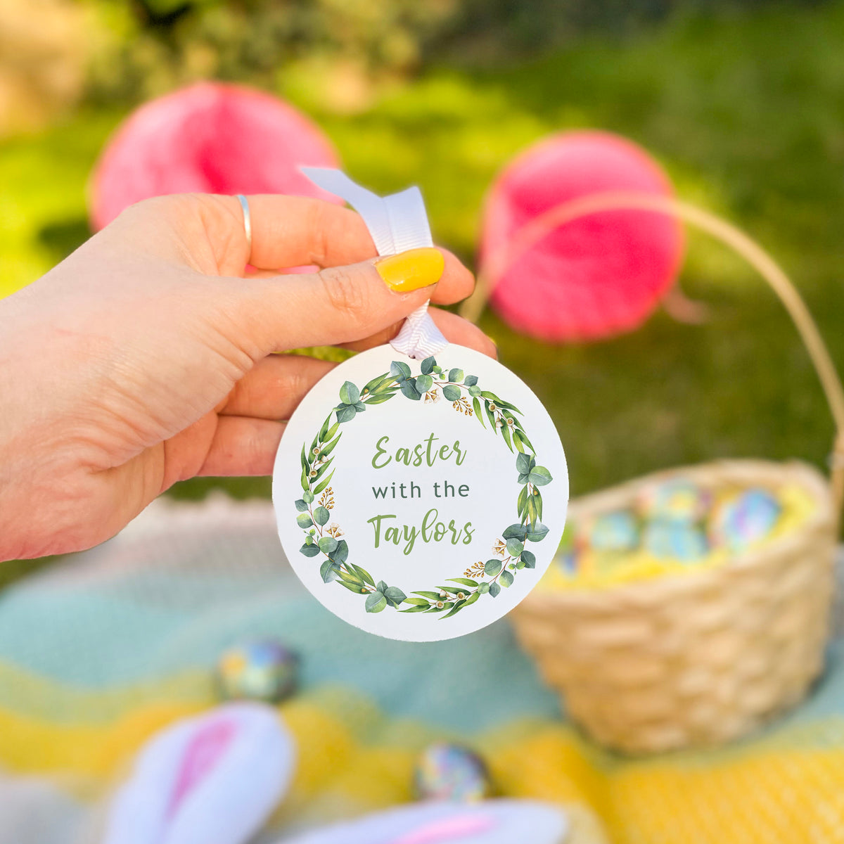 Easter With The' Wreath Place Setting