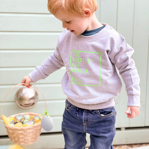 The Greatest Egg Hunter' Children's Jumper Sweatshirt