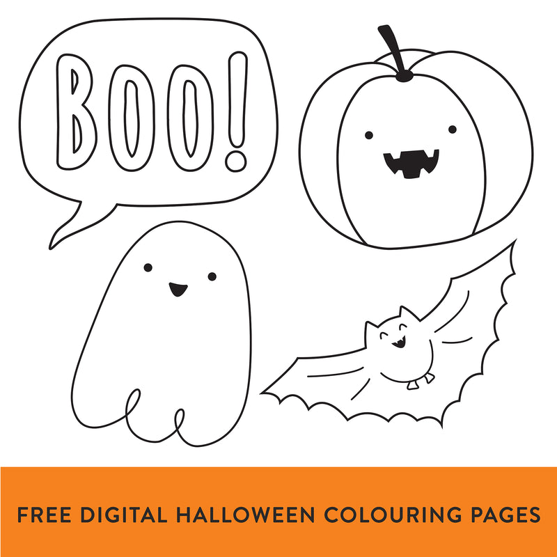 FREE Digital Download Halloween Colouring Pages