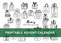 DIGITAL DOWNLOAD - New Mum "Christmas Self Care" Printable Advent Calendar
