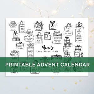 DIGITAL DOWNLOAD - New Mum "Christmas Self Care" Printable Advent Calendar