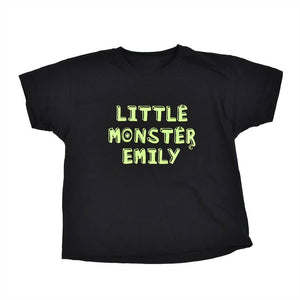 Personalised Name Little Monster Children's T-Shirt
