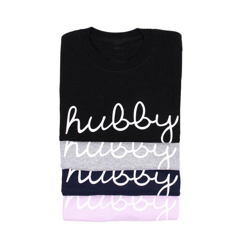 Couples 'Hubby and Hubby' Couples T-Shirt Set