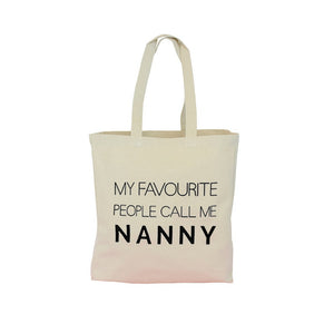 Granny Tote Bag 'My Favourite People call me Granny'