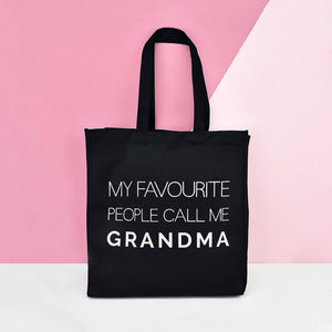 Grandma Tote Bag 'My Favourite People call me Grandma'