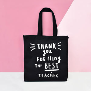 Thanks For Being The Best Teacher Tote Bag