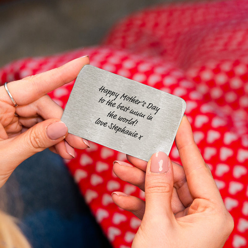 Mother's Day Mum Token Personalised Gift Voucher