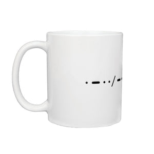 Love' Morse Code Ceramic Mug
