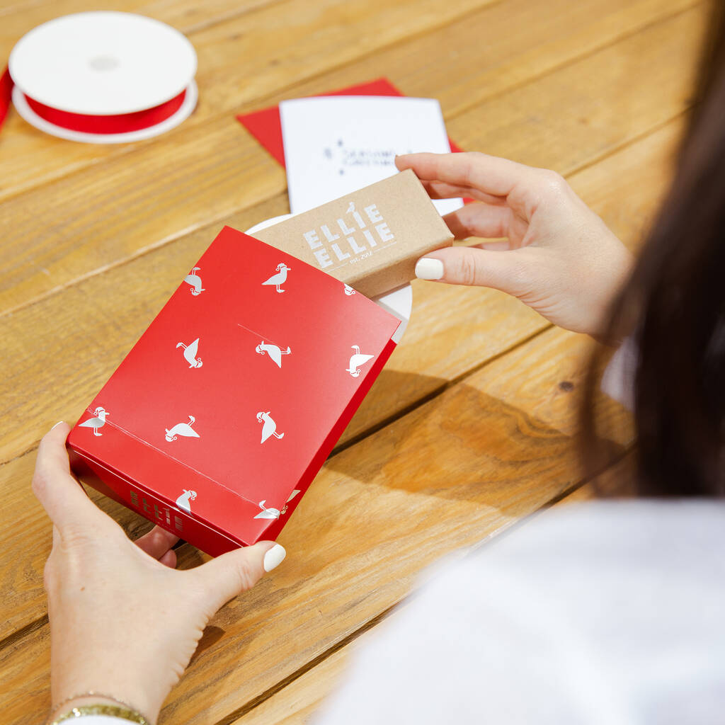 Personalised Message Chrome Cufflink box