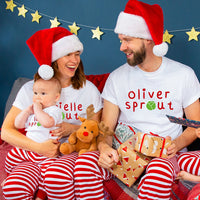 Personalised Sprout Couples His And Hers Pyjamas Set