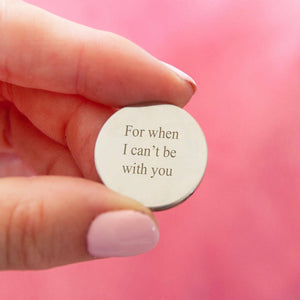 Always With You' Pocket Token Keepsake Keyring