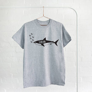 Adult Personalised Shark T-Shirt
